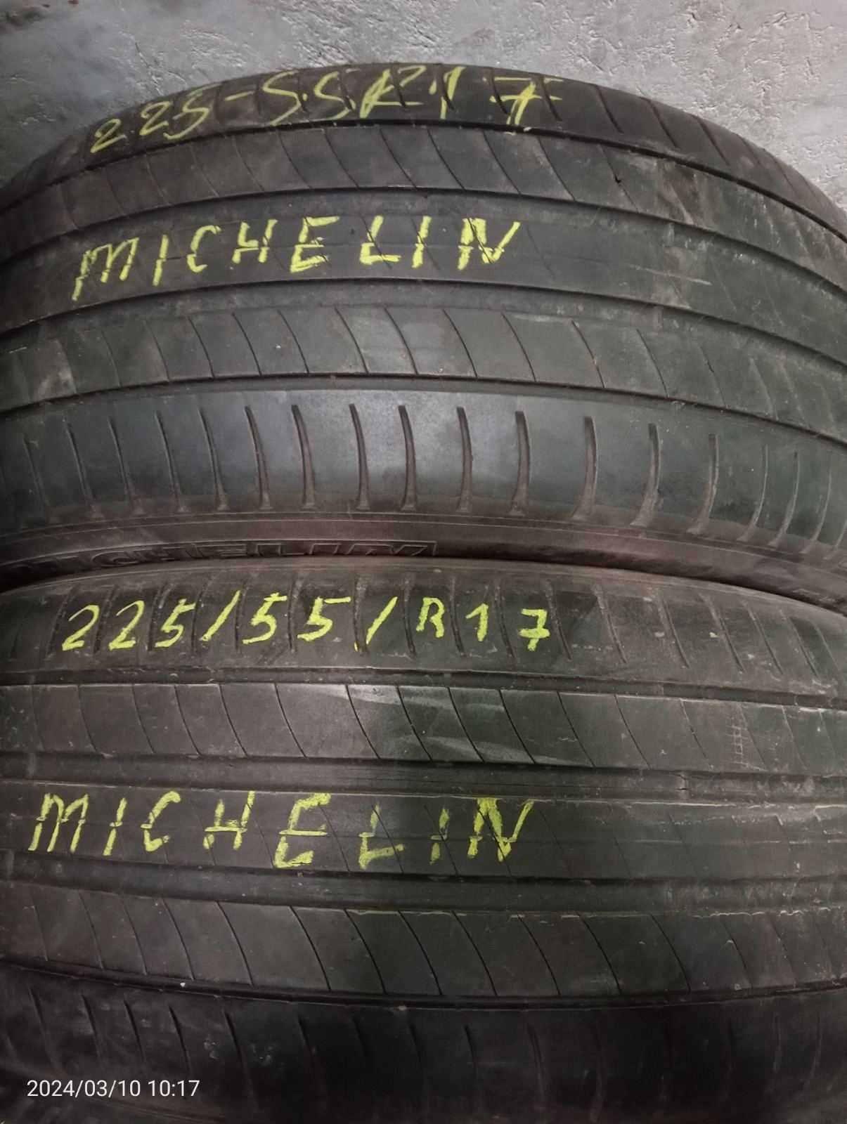 225/55 R17 Michelin пара лето