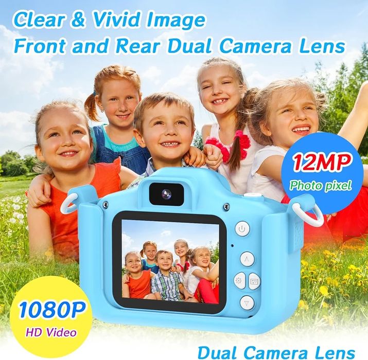 Kamera dla dzieci YunLone 12 MP aparat cyfrowy astronauta  32 GB 1080P