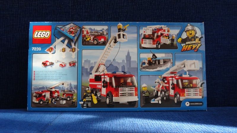 Lego City-wóz strażacki FIRE TRUCK 7239