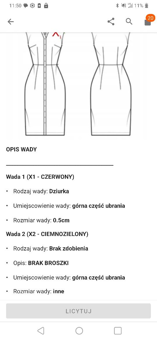 Sukienka rozmiar 48