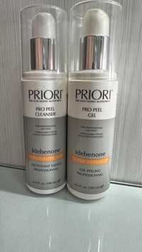 Priori idebenone pro usa набор для пилинга гель +  очищающее средство