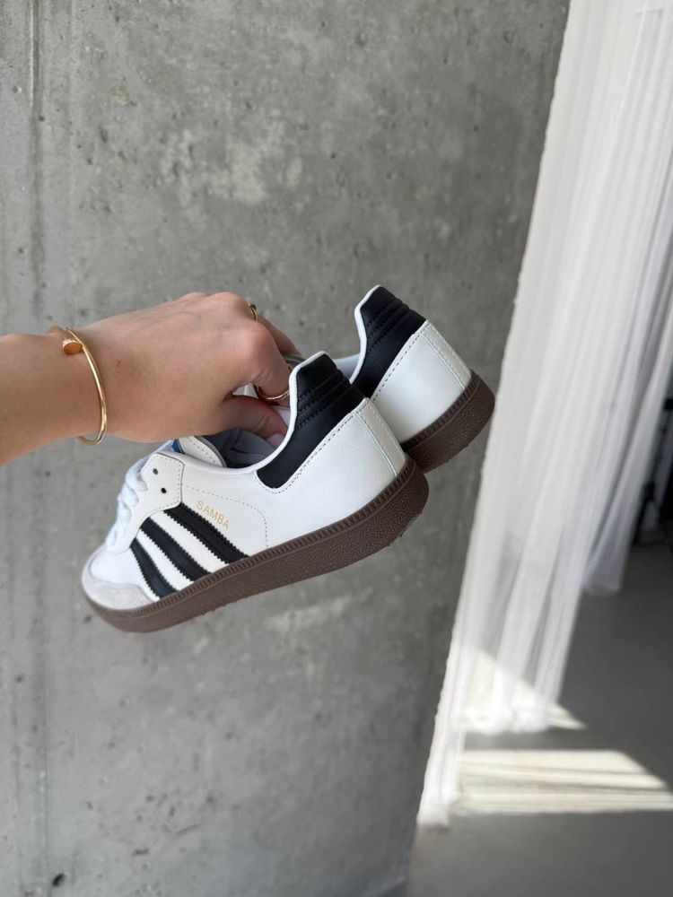Кросівки Adidas Samba OG White&Black/адідас самба/адидас samba
