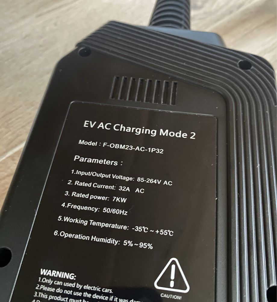 7kW 32A Type1 Feyree + Wi-Fi зарядний пристрій для електромобіля