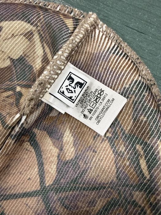 Шапка Obey Bold Camo Beanie (real tree) оригінал