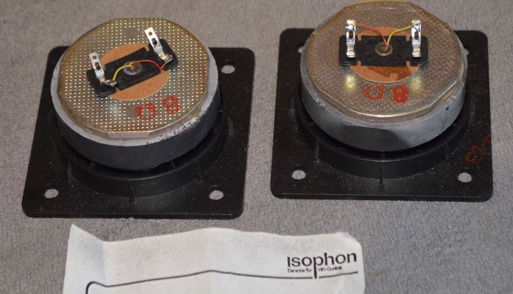 Isophon KK 75/8 głośniki wysokotonowe jak nowe