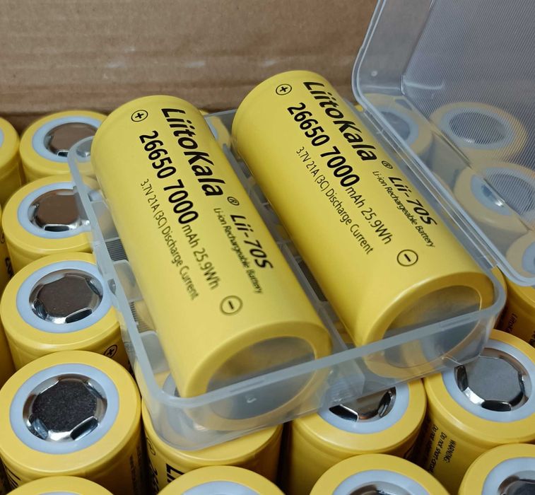 Акумулятор LiitoKala 26650 7000mAh Lii-70S великої ємності НОВІ Оригін