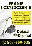 Pranie tapicerki meblowej pranie dywanów