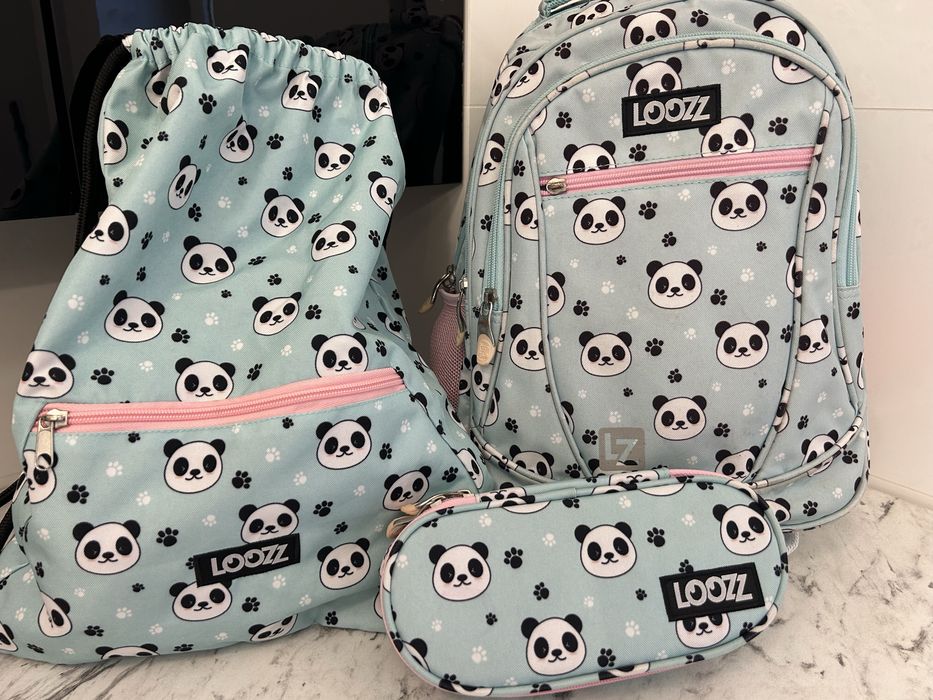 Plecak do klas 1-3 zdrowy plecak z piornikiem i worko-plecakiem.