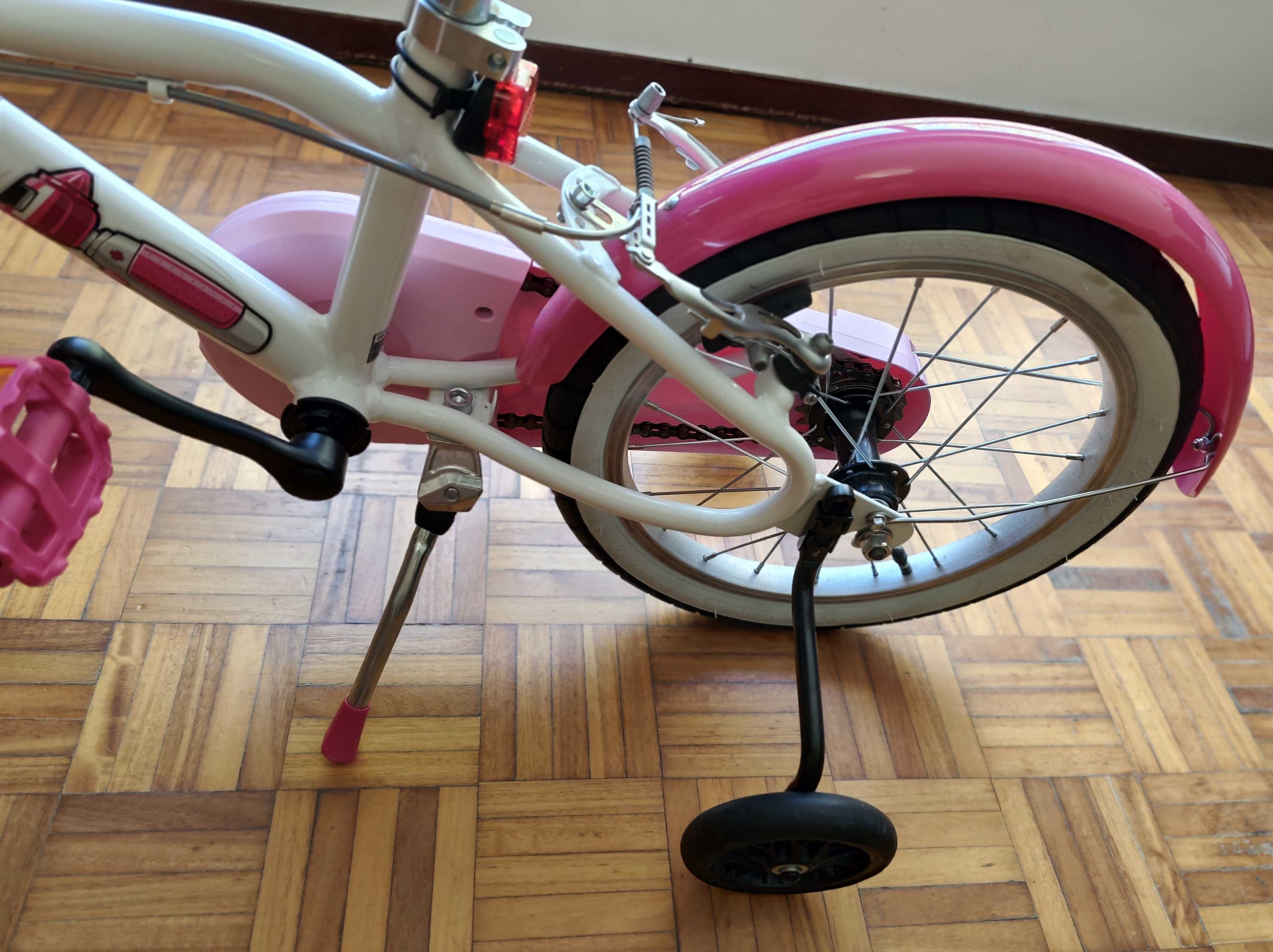Bicicleta Btwin Docto Girl 500 de 16'' para crianças dos 4 aos 6 anos