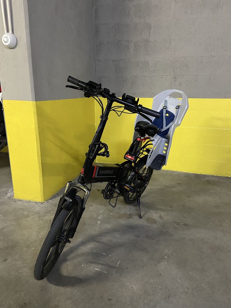 Bicicleta elétrica SAMEBIKE (dobrável)