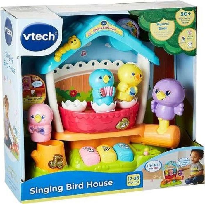 Pianinko edukacyjne Ptasia Kraina VTECH pudełko,572x360 mm