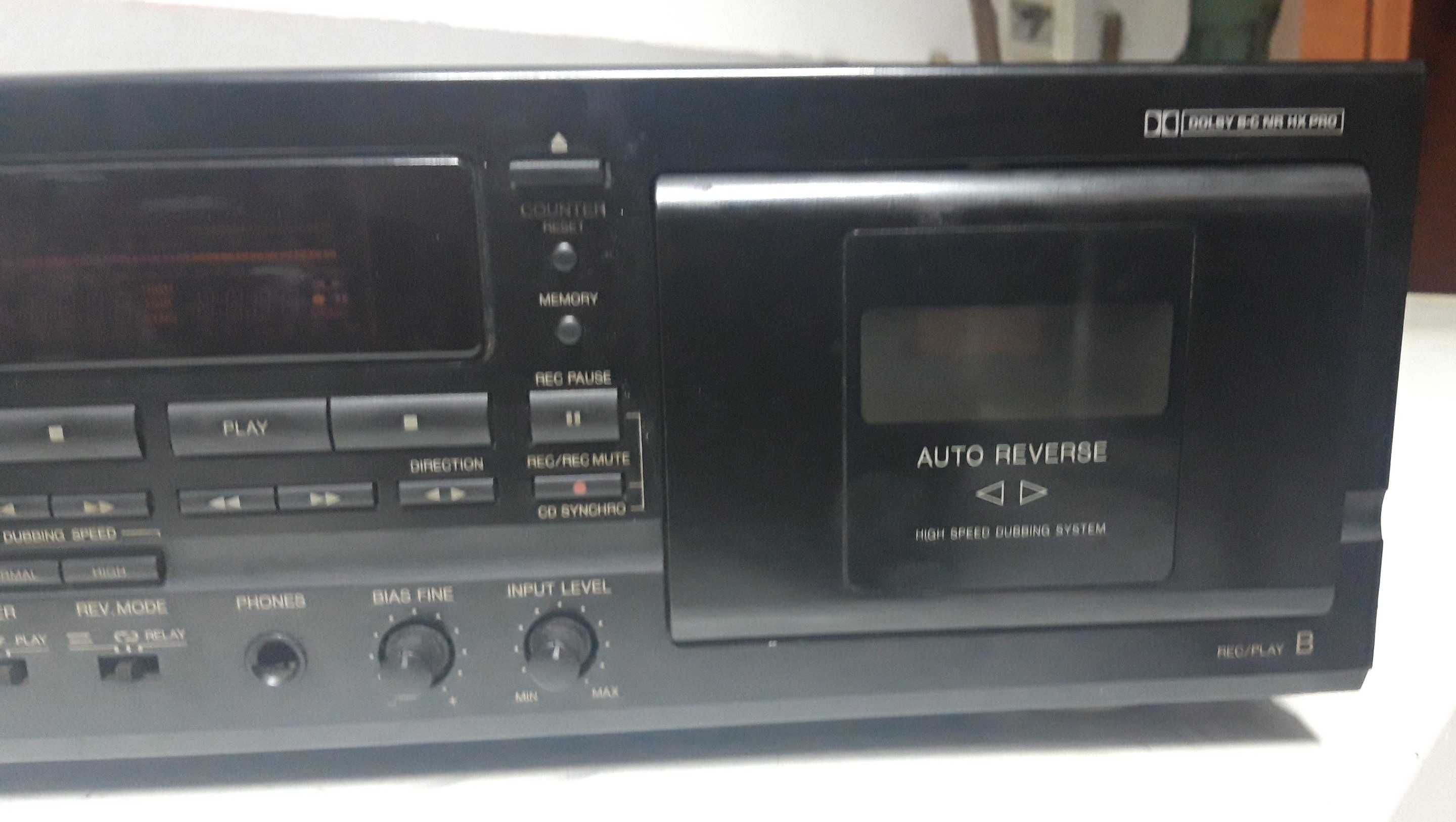Denon DRW-580 Deck Cassetes Revisionado