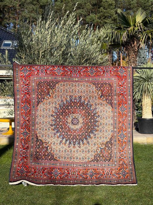 Dywan Perski R. Tkany kaszmirowy + jedwab Iran Moud 220x200 gal.17 tyś