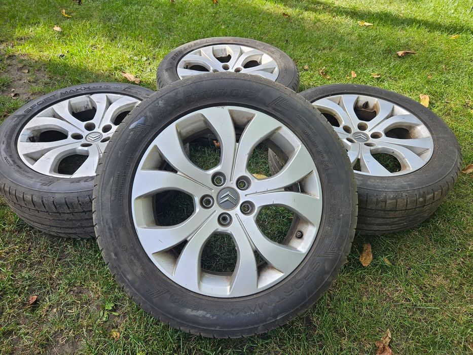 Koła 225/55/17 felgi aluminiowe 5x108 Citroen C5 III X7