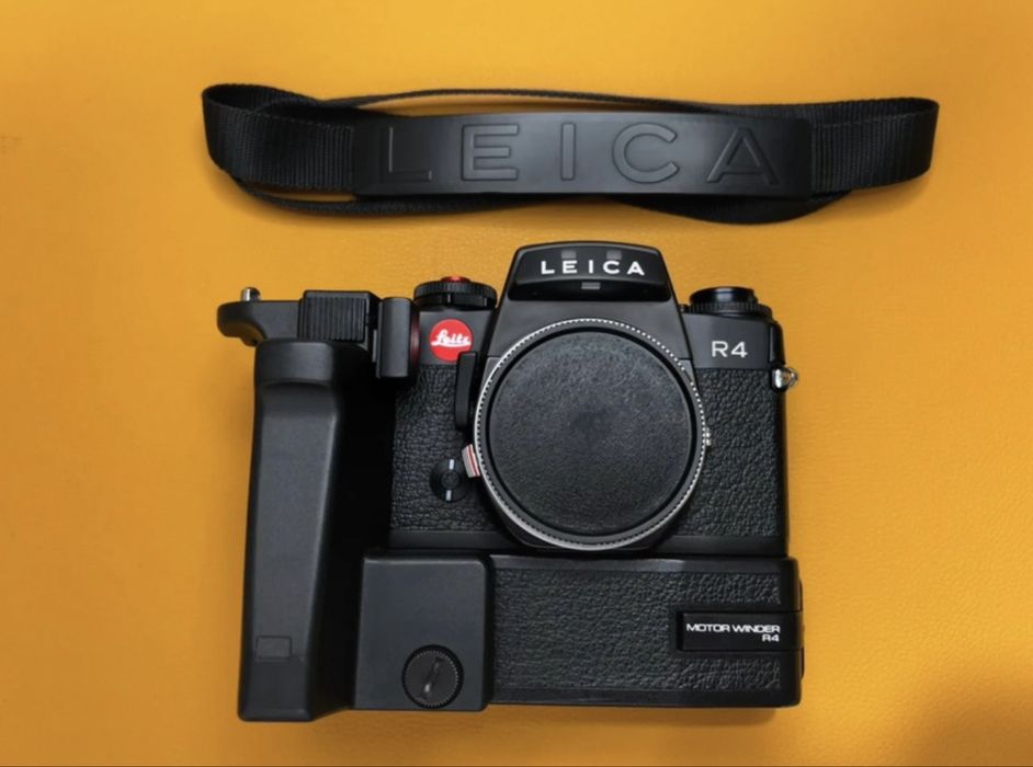 Leica R4 + Motor de Rebobinagem + Punho + Alça