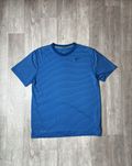 Футболка Nike Dri-fit размер L оригинал спортивная синяя run в полоску