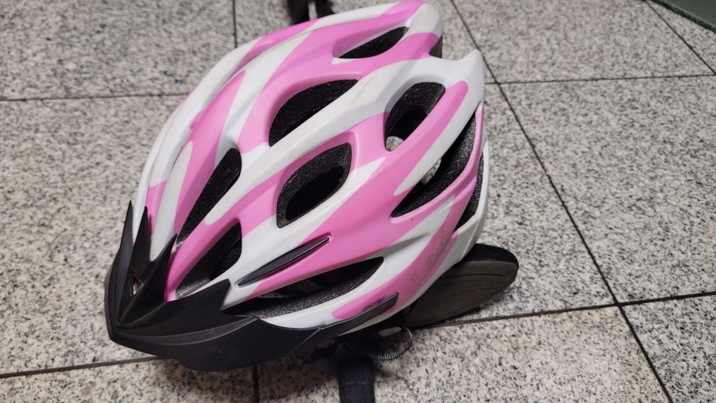 Kask biały różowy rozmiar damski  L proxu.kask MTB, CROSS, rozmiar L 5