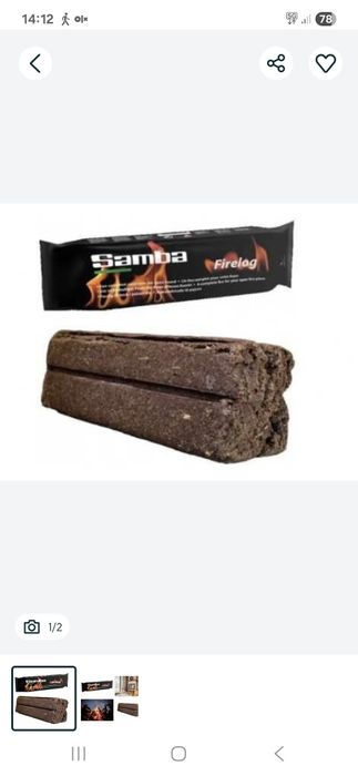 Podpałka do grila kominka samba