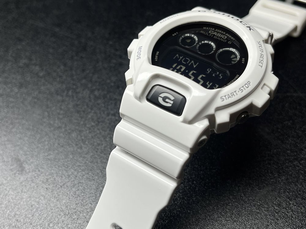 Casio G-shock GW-6900BC white mod