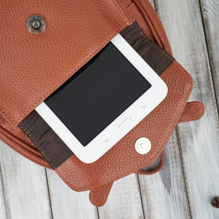 plecak damski skórzany miejski z kokardką paolo peruzzi t-71-lbr