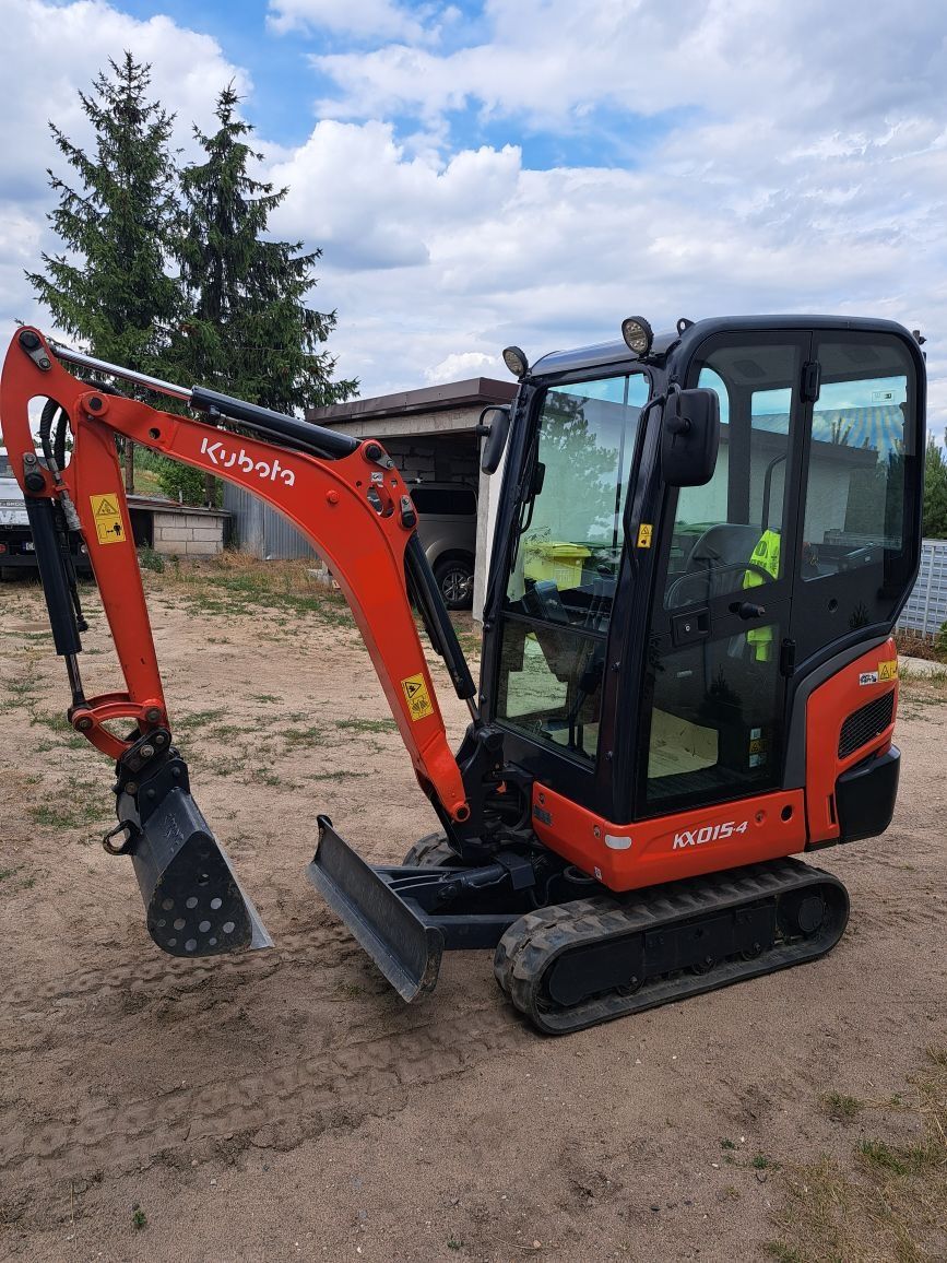 Minikoparka Kubota KX015-4 Laweta