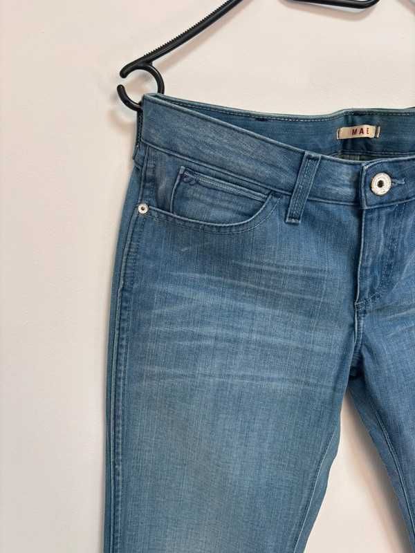 Wrangler Mae W28 L32 Damskie Jeansy Slim Fit Light Blue nowe