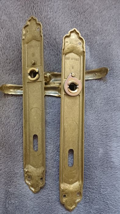 Klamka mosiążna nowa