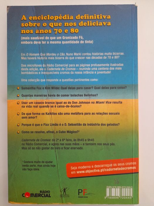 Caderneta de cromos Nuno Markl