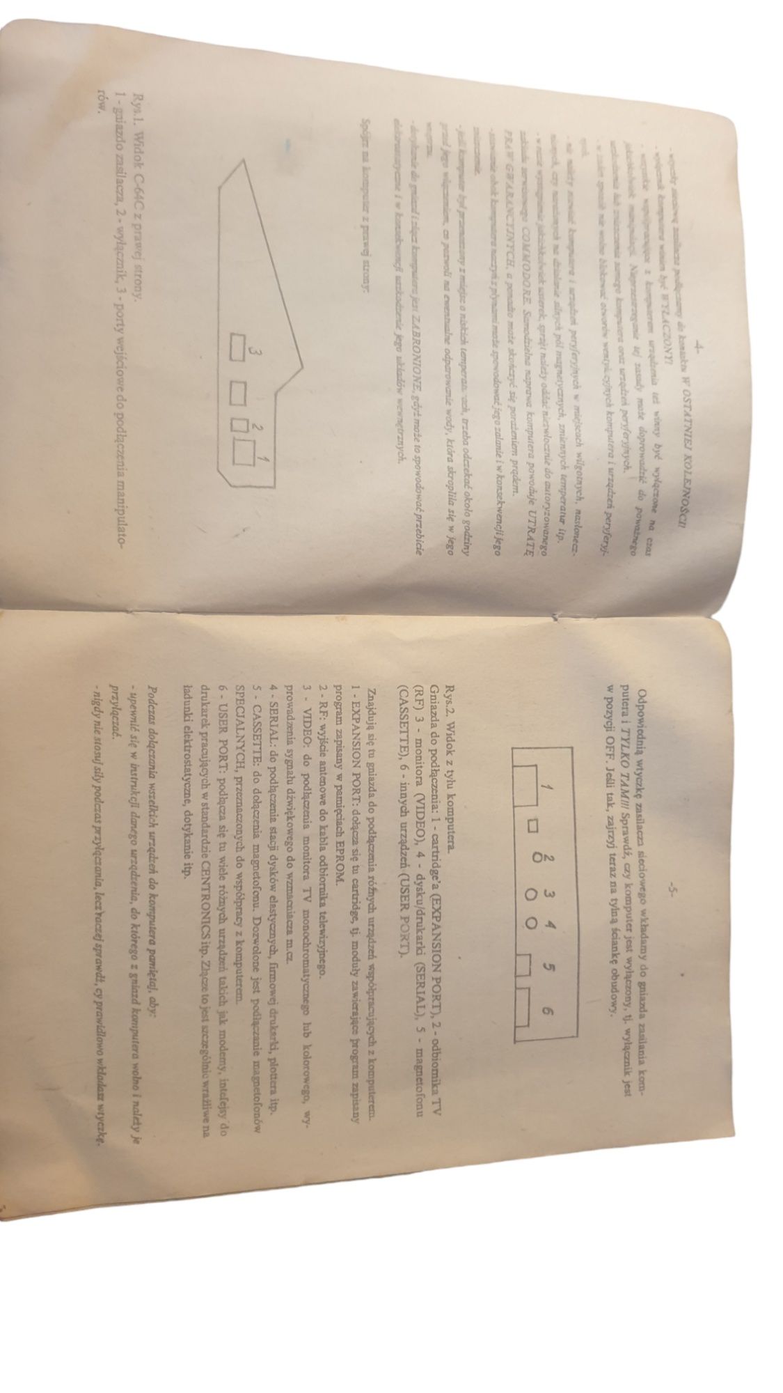Instrukcja Wprowadzająca Comodore 64 Commodore 64