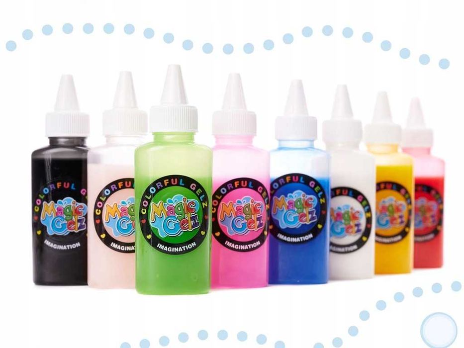 Slime zel 3D crystal glue zestaw kreatywny dla dzieci 26 elementow