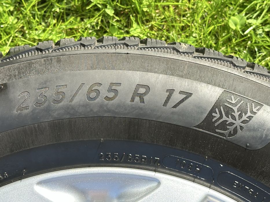 Opony zimowe MICHELIN-4222r+ORYGINALNE Felgi Aluminiowe 17’’ Mercedes