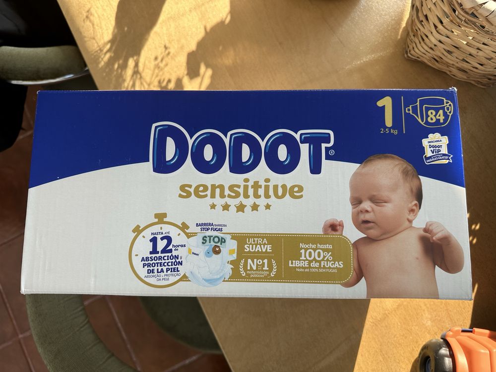 Fraldas dodot Tamanho 1