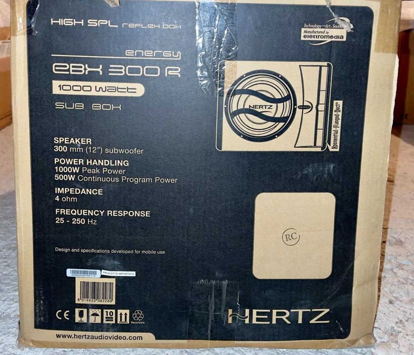 Subwoofer Hertz ebx300 de 1000watts