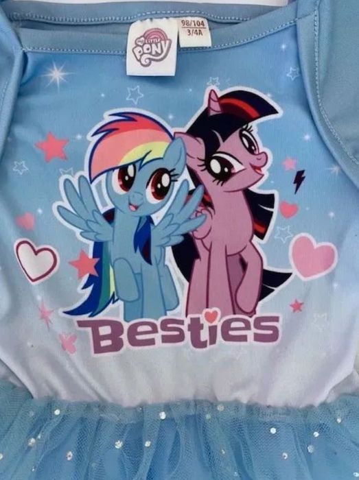 Sukienka balowa My Little Pony 92/98 I OPASKA