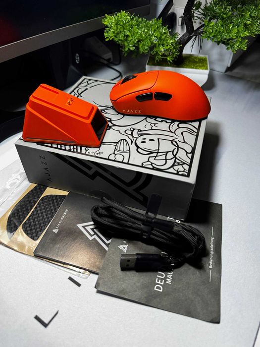 • Миша ігрова Ajazz AJ179 Apex Orange 8K Гц / Huano •