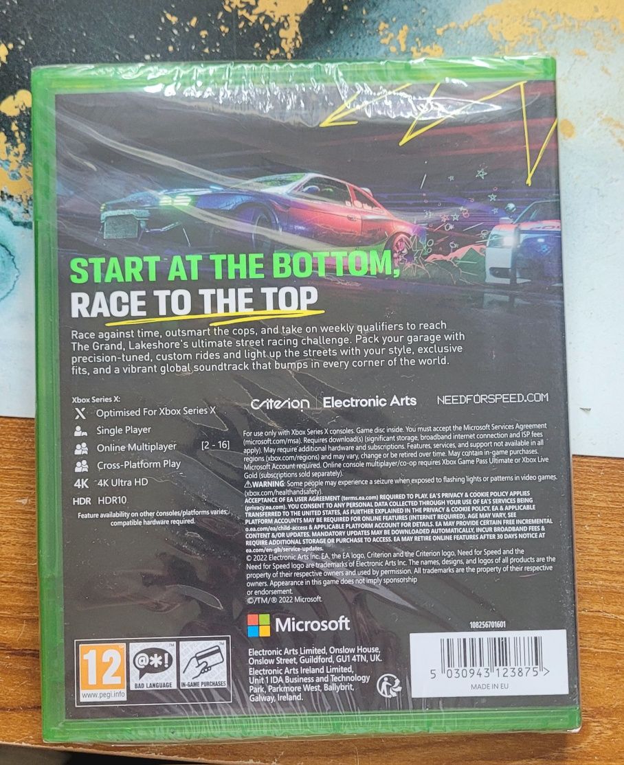 Gra NFS Unbound Xbox Series X Nowa