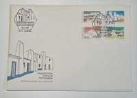 Carta 1° Dia Circulação com Selos Arquitectura Portuguesa - 10-3-86
