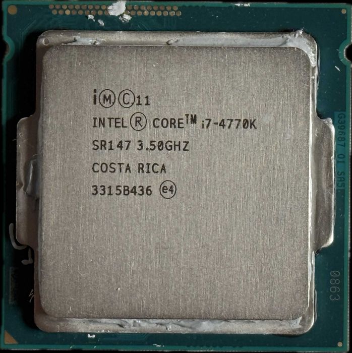 Procesor Intel Core i7-4770K 4 x 3,5 GHz gen. 4 LGA 1150