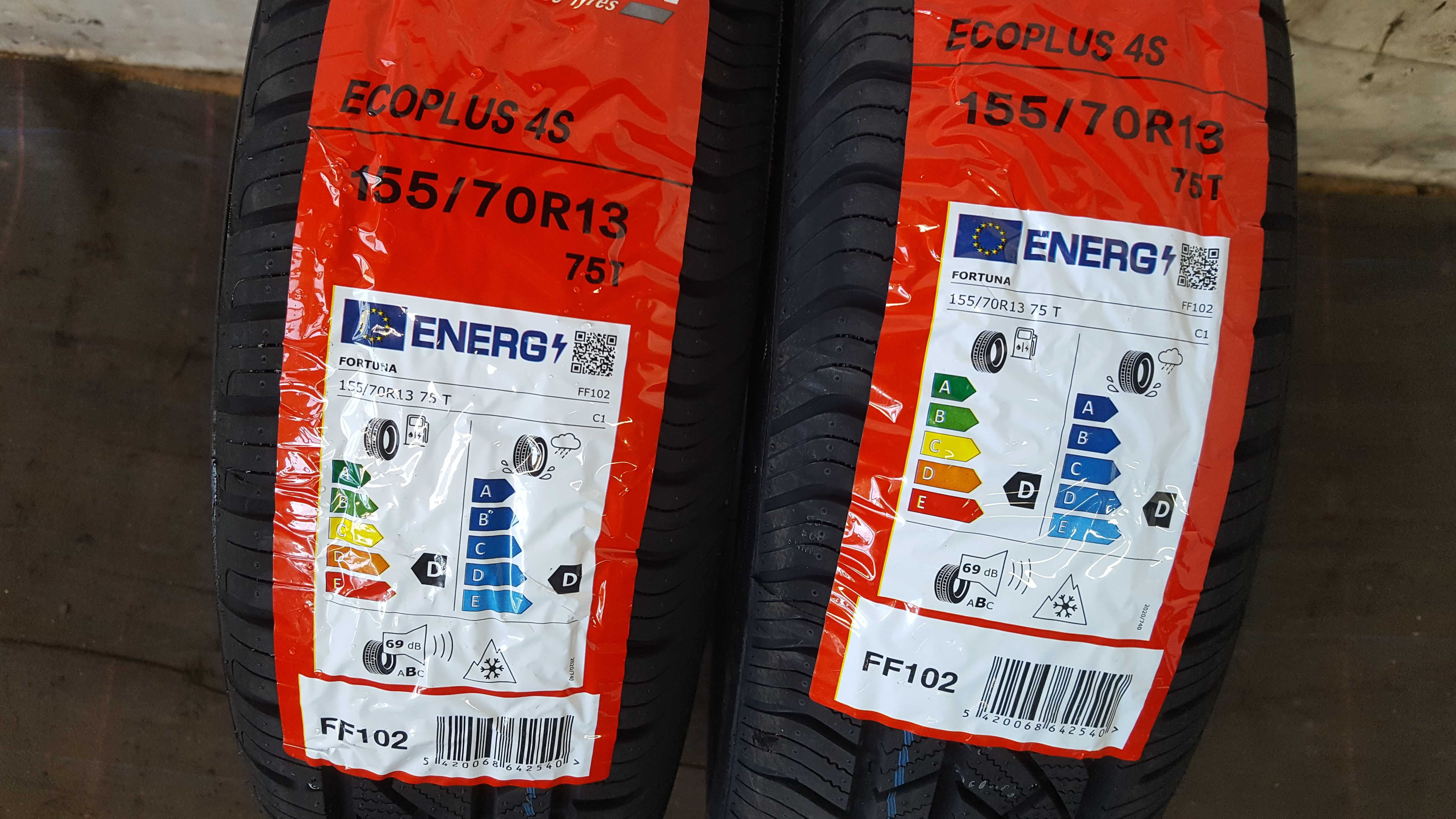 Opony para 155/70R13 75T Fortuna ecoplus 4S 2022 rok wielozezon