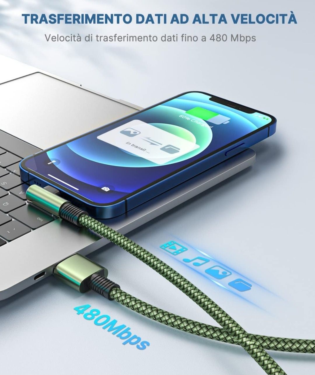 Pieces 2 Metres Right Angle Lightning USB Charger Cable?