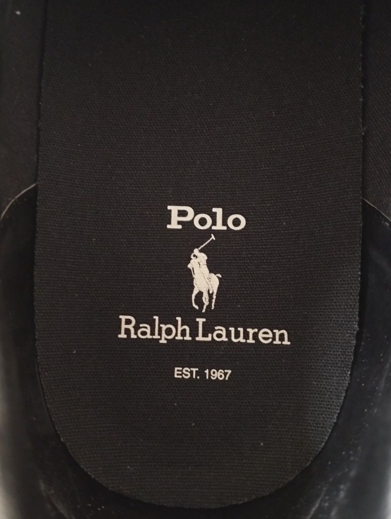 Trampki Ralph Lauren Sayer czarne rozmiar 50