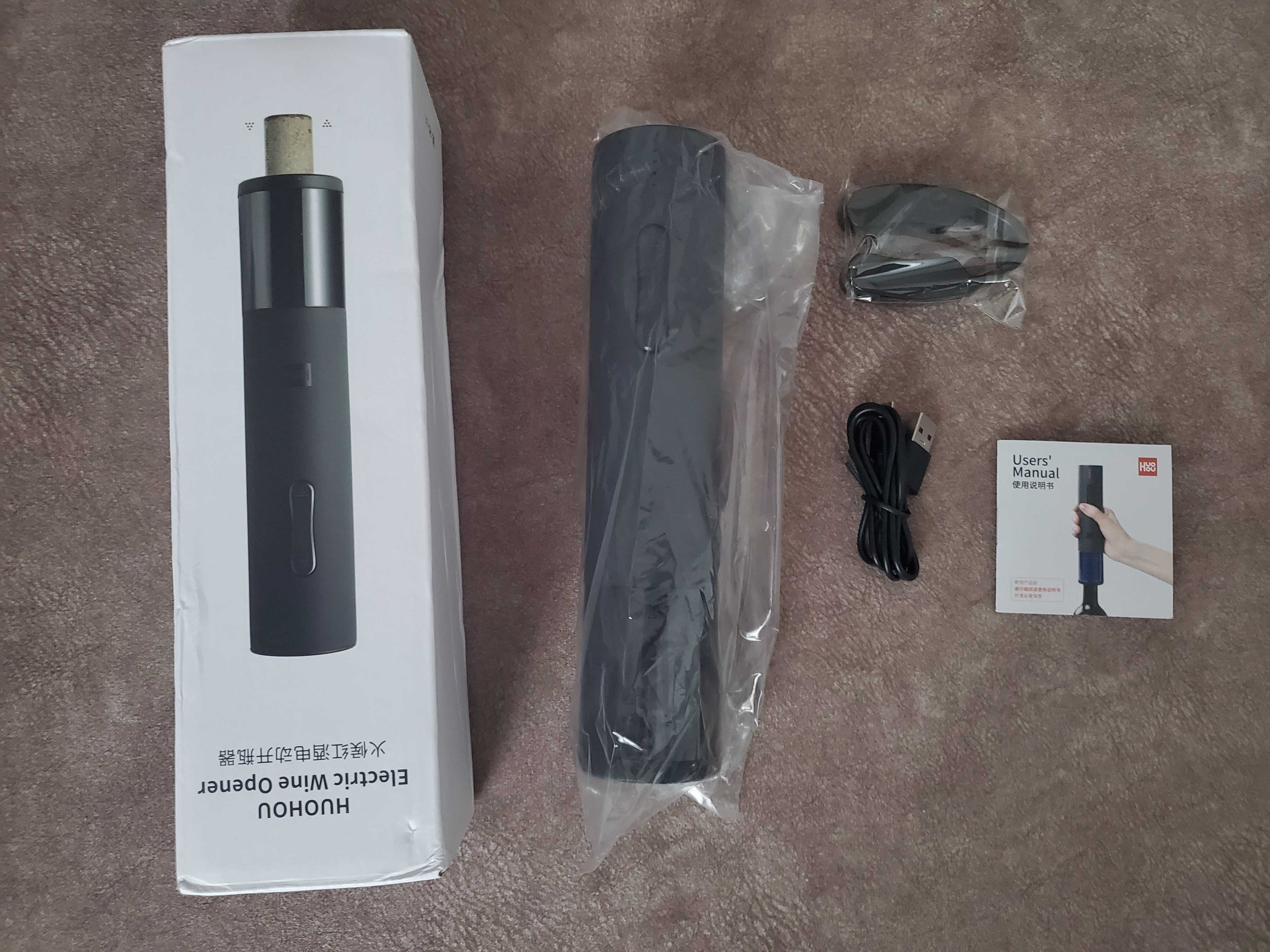 Штопор Xiaomi Huo Hou Electric Wine Bottle Opener HU0027