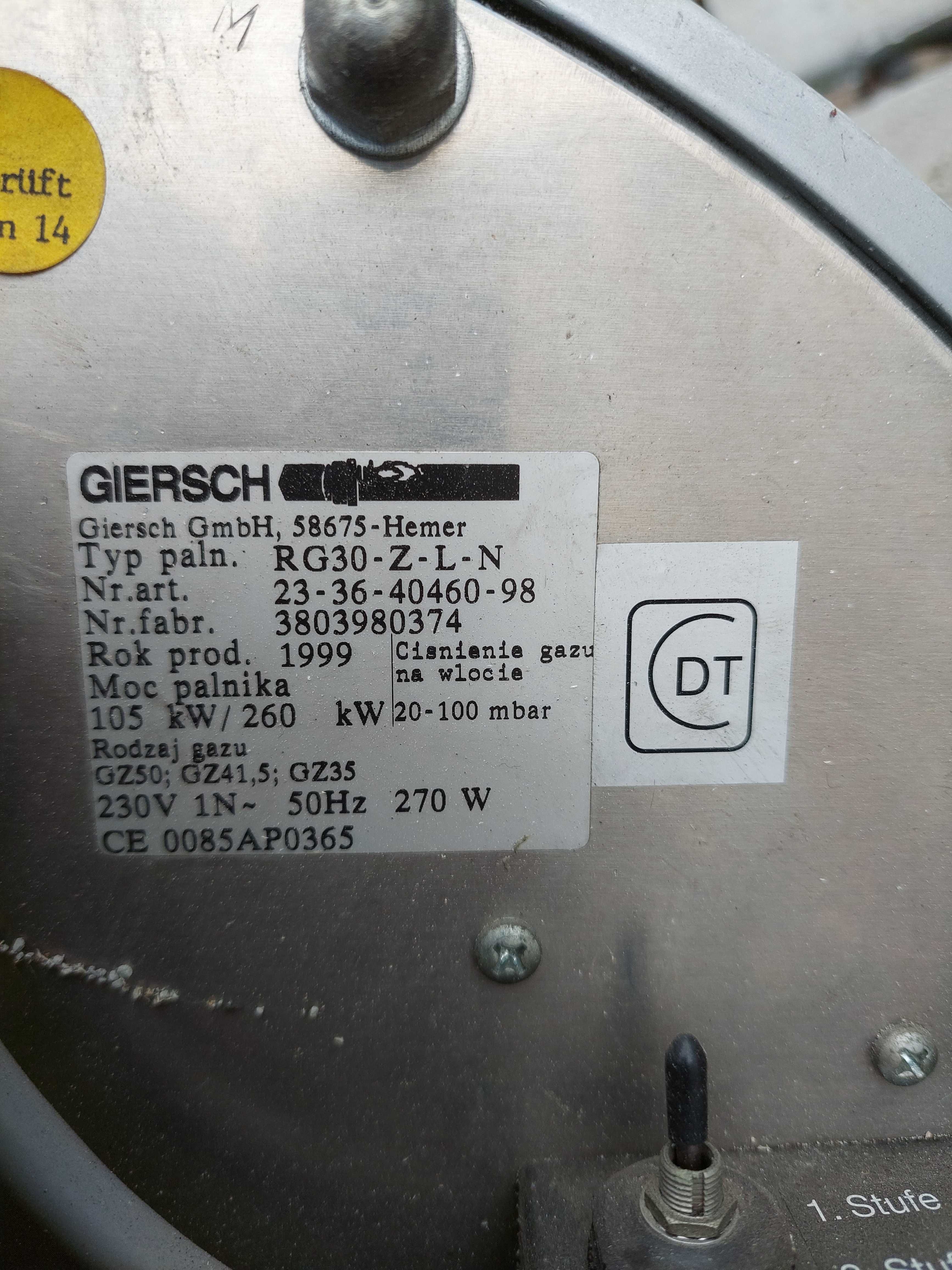 Palnik Giersch RG30 Z-L-N