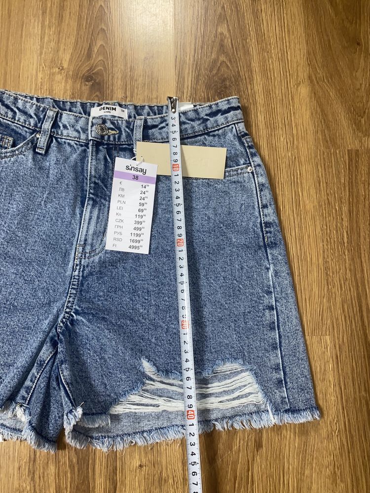 Шорти джинсові жіночі 38 розмір