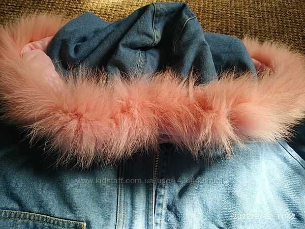 Джинсовая куртка парка