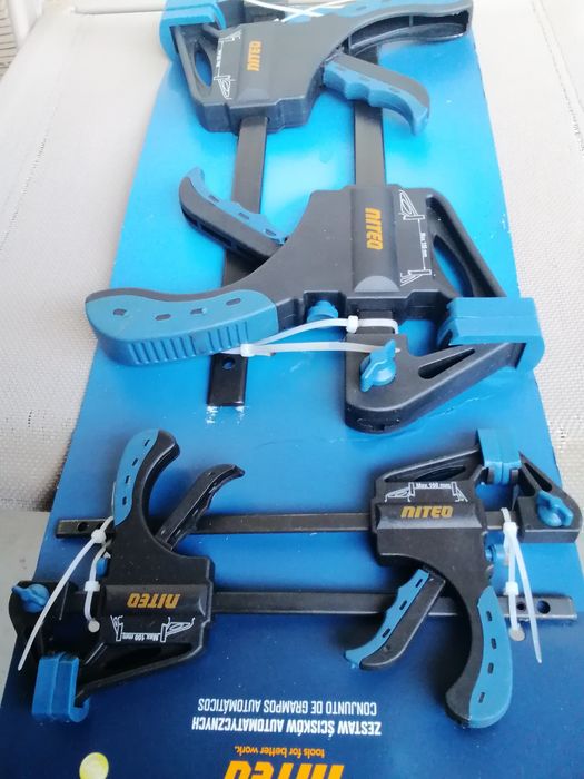 Zestaw ścisków, rozpieraków automatycznych 4 szt Nowe