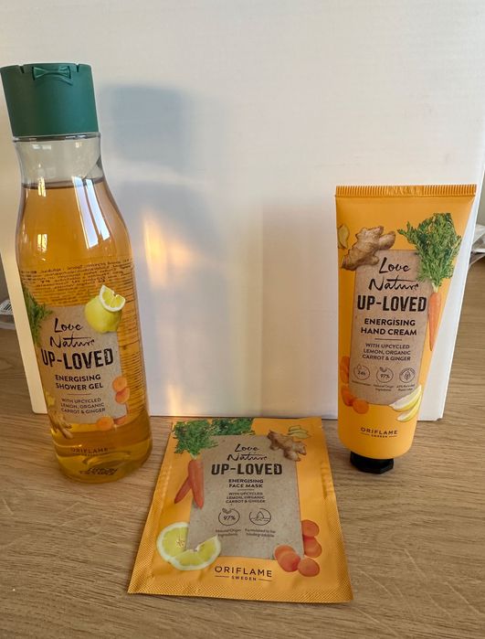 Gel de Banho + Máscara Facial + Creme de Mãos Love Nature