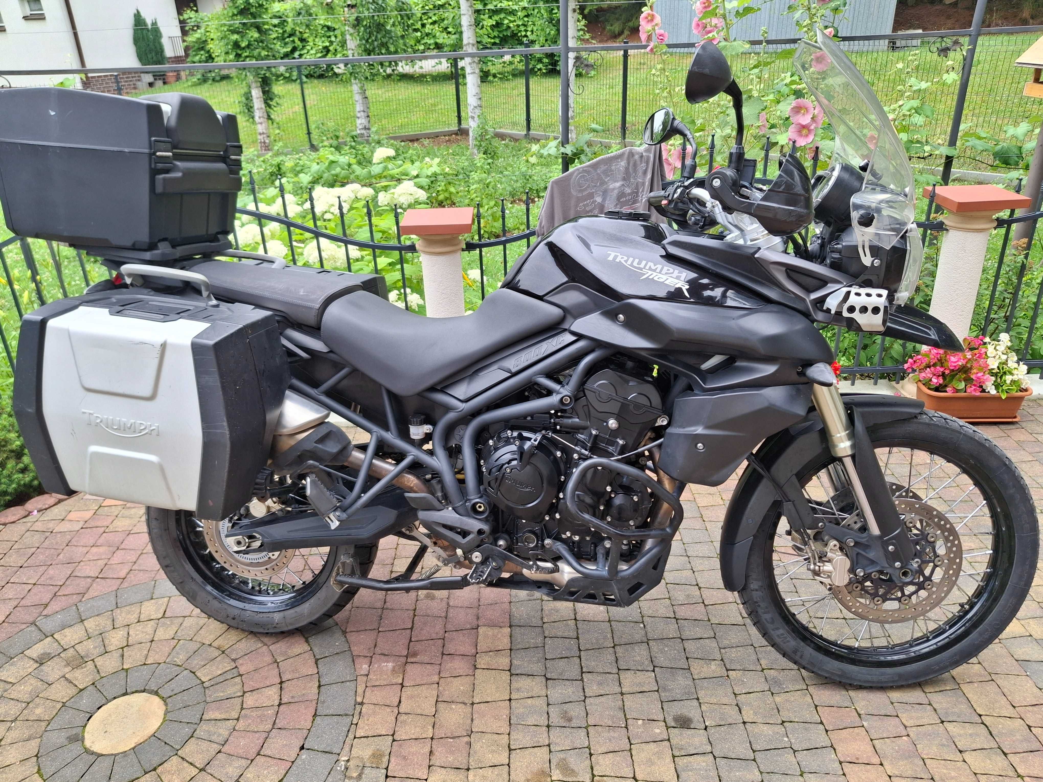 Triumph tiger 800xc 2013, 3x kufry