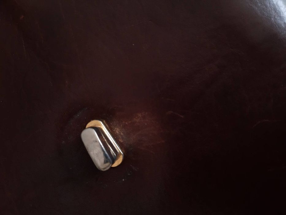 Torebka listonoszka skóra włoska czekoladowy brąz Sergio Rossi