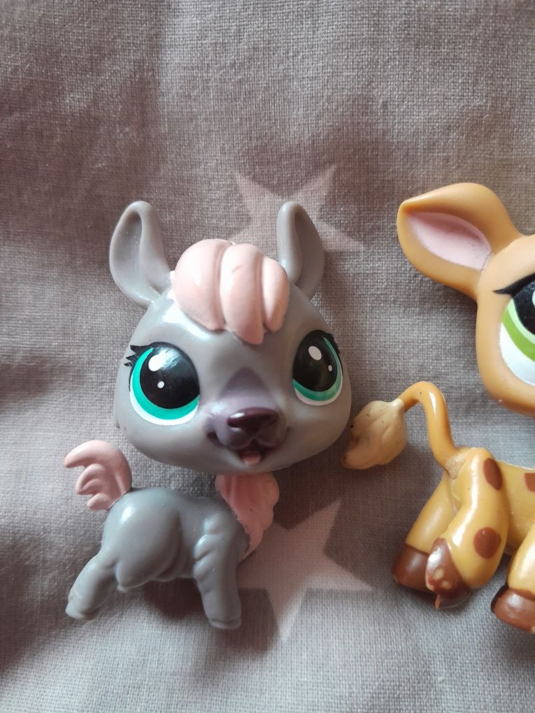 Figurki LPS lama żyrafa